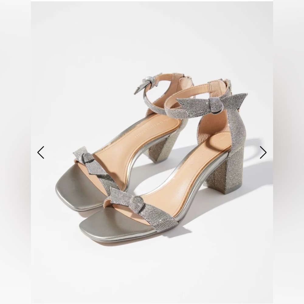 WHBM Sparkle Bow Block Heel